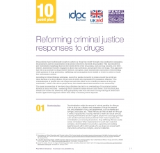 Reforming criminal justice  responses to drugs